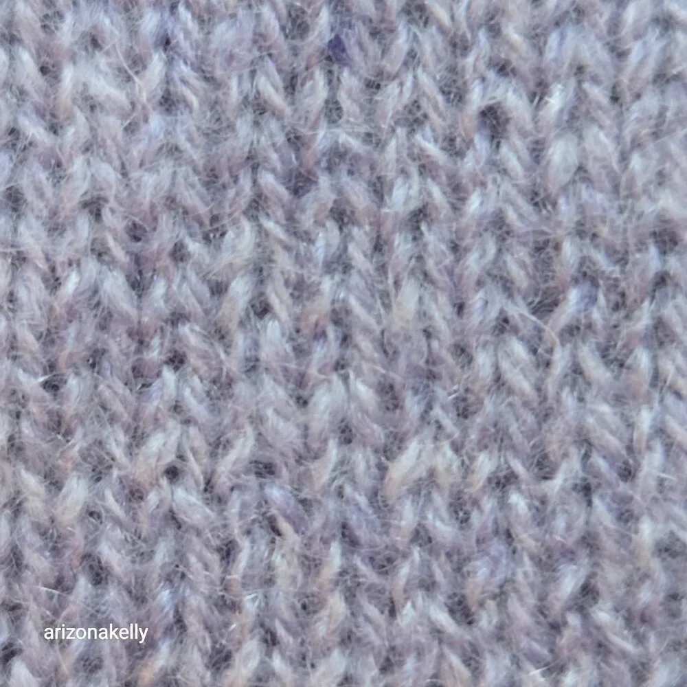 The Cashmere Project Heathered Lavender Knit Scarf